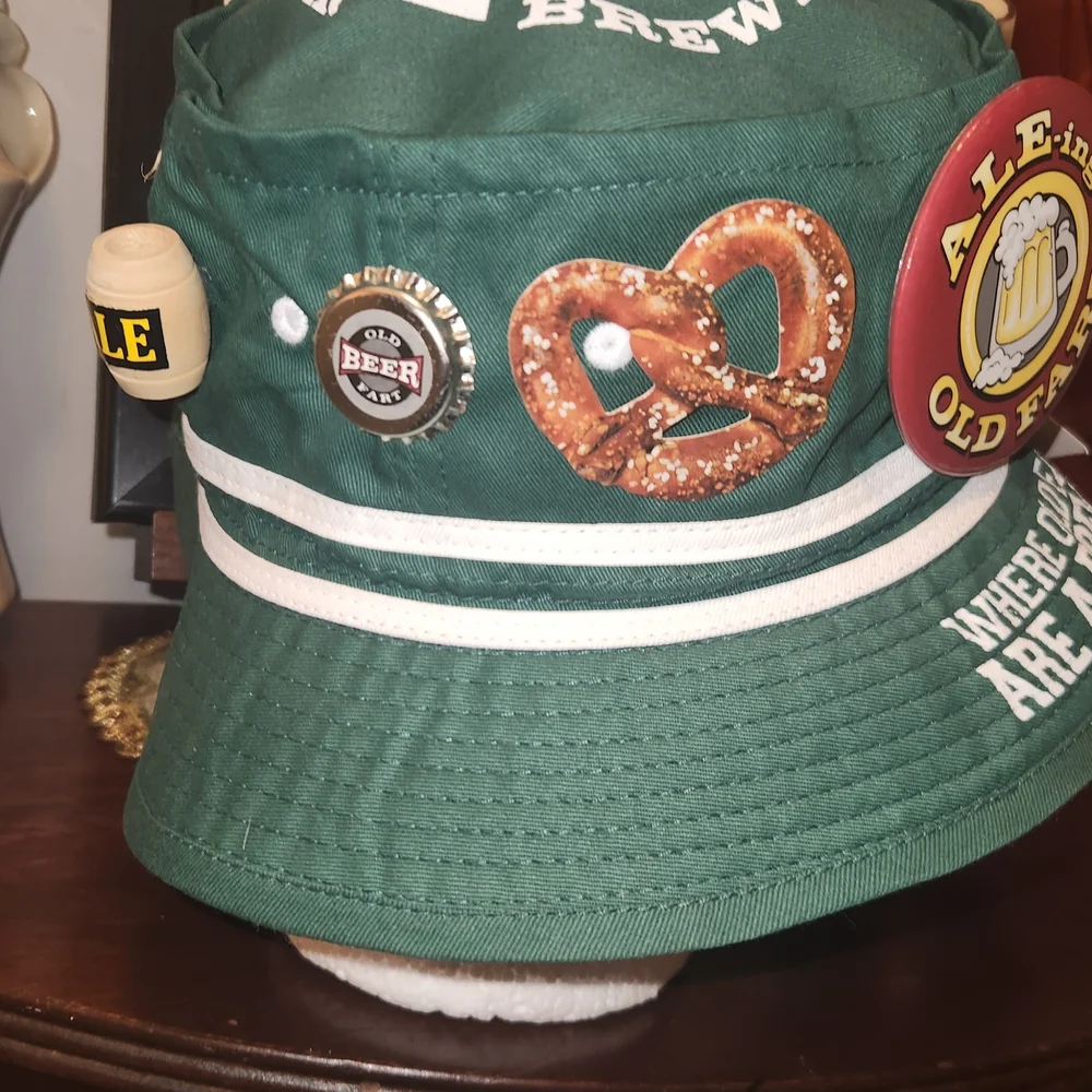 2006 Over The Hill Brewing Co. NWT Novilty Bucket Hat. Old Fart. One Size.